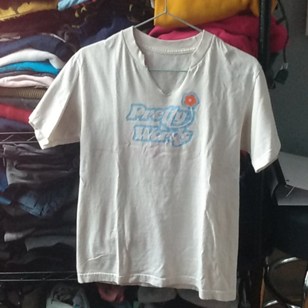 Vintage  graphic v-neck